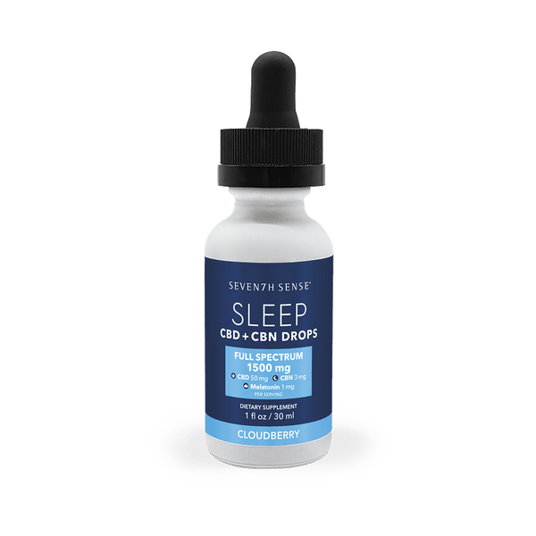 Full Spectrum Sleep Drops 1500mg Cloudberry – Shop Seventh Sense