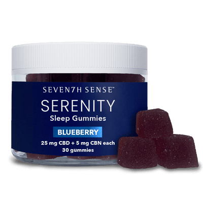 750mg Serenity CBD Sleep Gummies - Blueberry