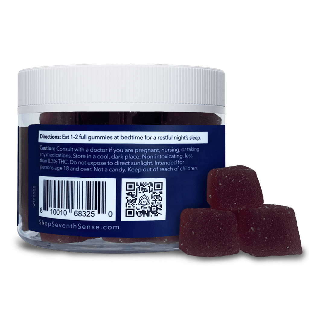 750mg Serenity CBD Sleep Gummies - Blueberry
